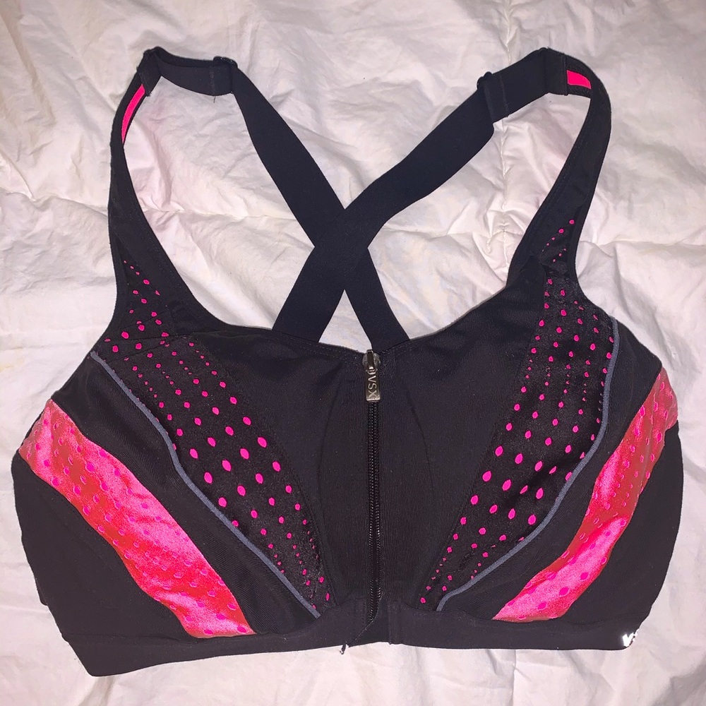 Victoria's Secret Sports Bra 36C Front Close